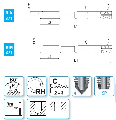 Метчик E20M2,6